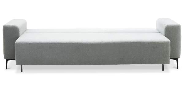 Прямой диван Вебер серебристый букле