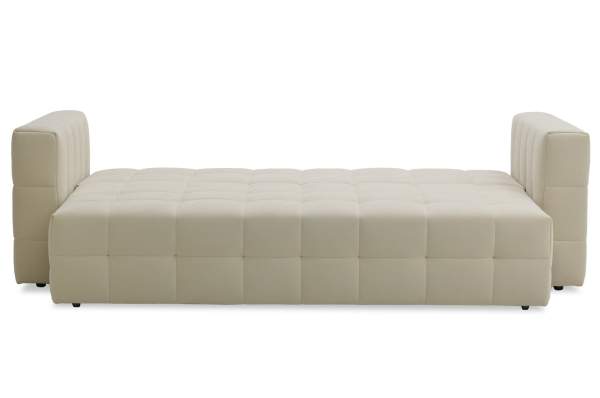 Прямой диван Энзо бежевый велюр