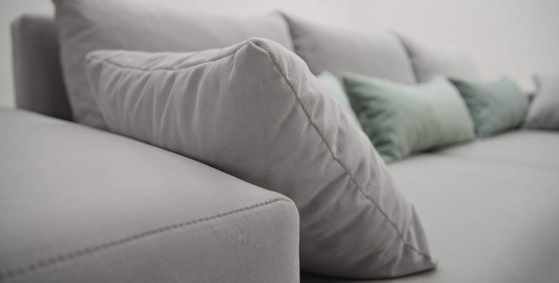 Угловой диван левый Майами Дымчатый серый велюр 