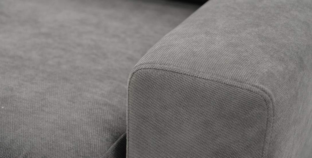 Угловой диван левый Вегас Тауп велюр