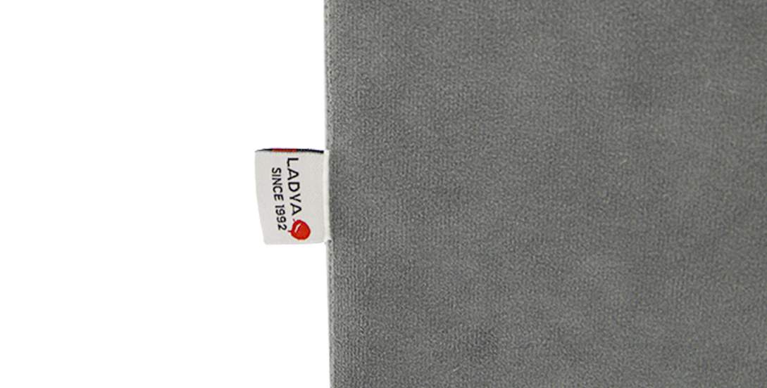 Прямой диван Майами Серый велюр 