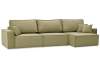 Угловой модульный диван Тейлор фисташковый велюр
