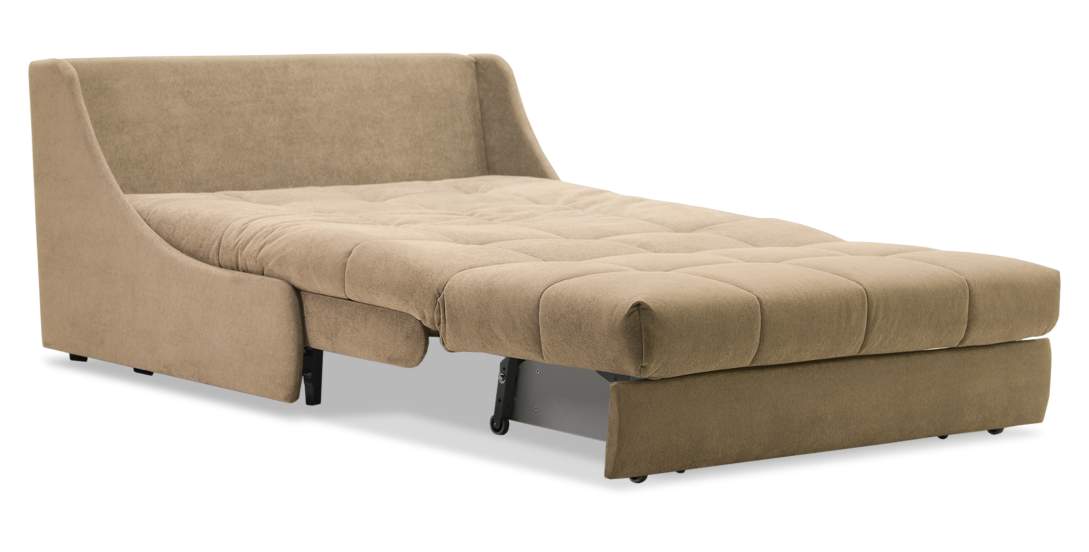 Прямой диван Тусон бежевый велюр 