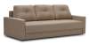 Прямой диван Сити коричневый велюр 