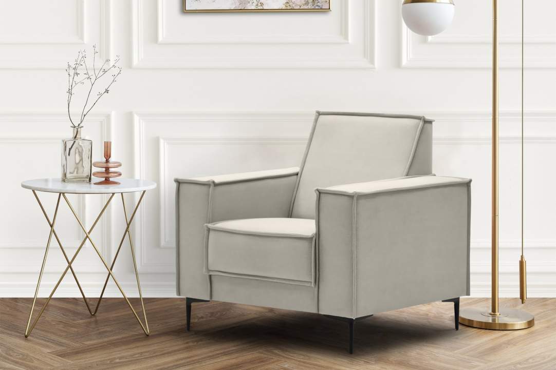 Кресло Авиньон Айвори велюр