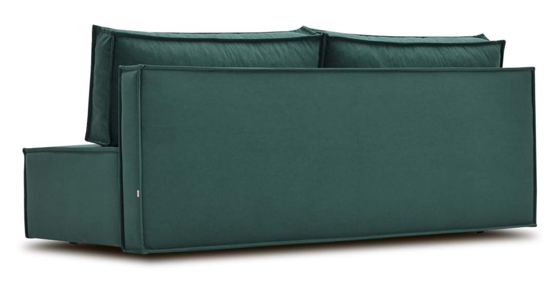 Прямой диван Фабио Fit Изумрудный велюр