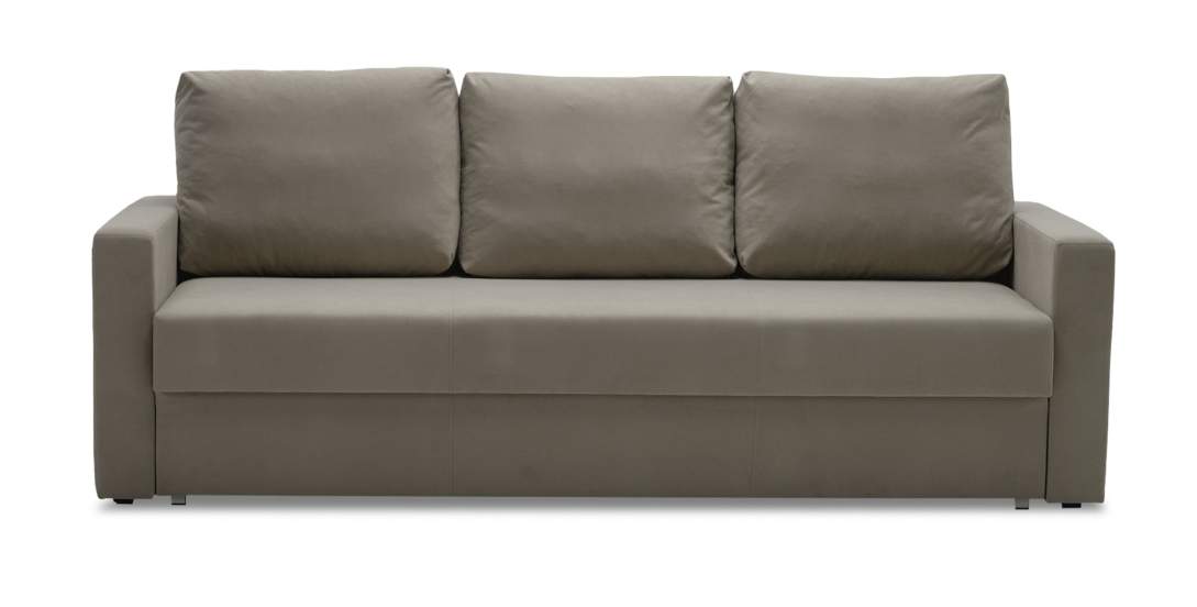 Прямой диван Мекс Коричневый велюр