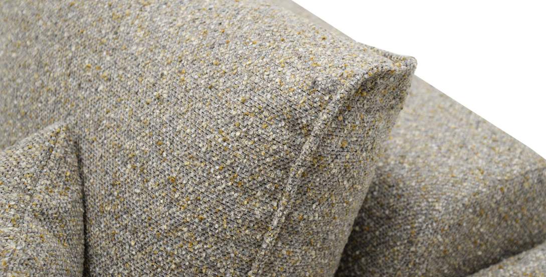 Угловой диван Матье Коричневый меланж букле 