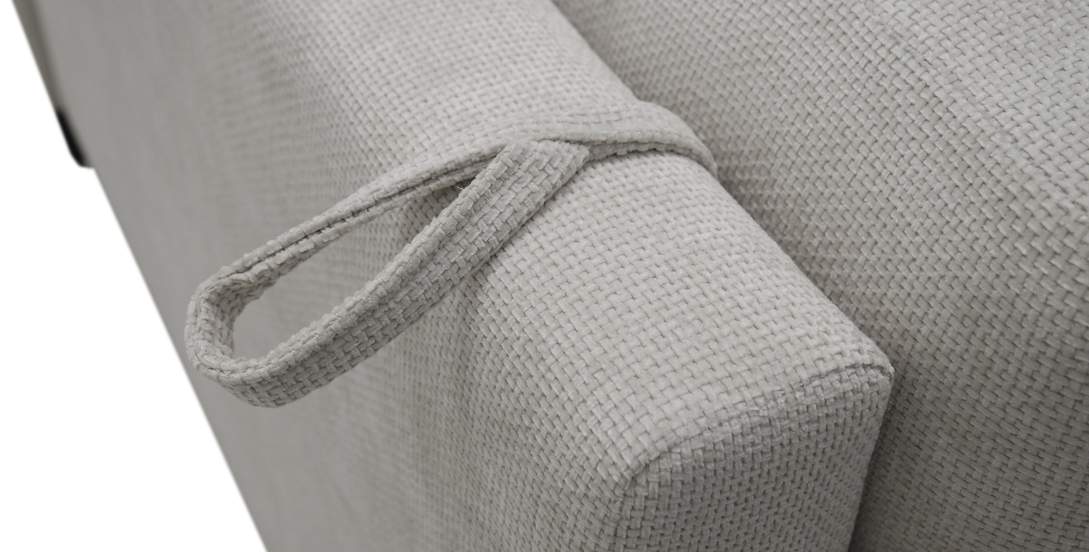 Прямой мини диван Гизела 140 Жемчужный шенилл 