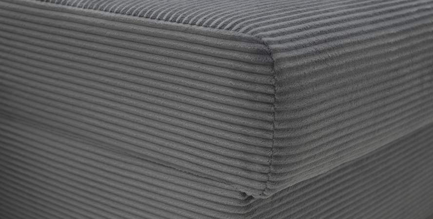 Угловой диван правый Тайлин Графитовый велюр Уцененный