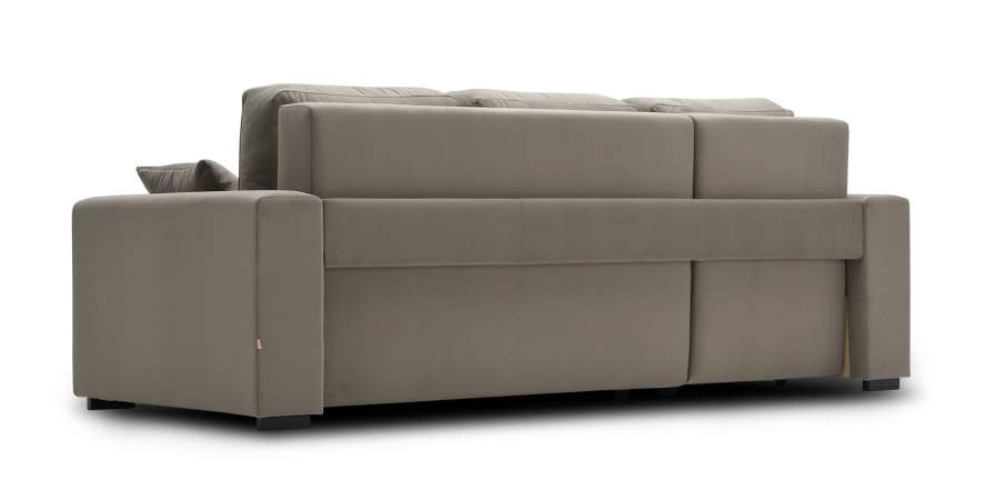 Диван трансформер Астон Светло-коричневый велюр Уцененный