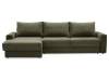 Угловой диван левый Вегас хаки велюр