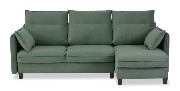 Угловой диван Палермо оливковый велюр