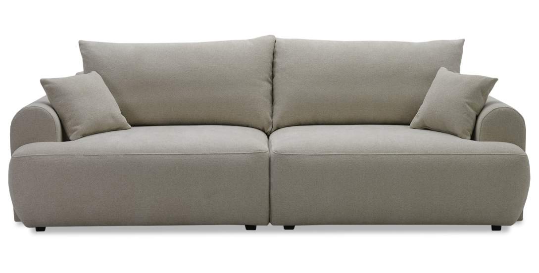 Прямой диван Кьянти Молочный шенилл