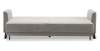 Прямой диван Авилла светло-серый велюр