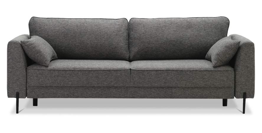 Прямой диван Энгри Графитовый меланж Уцененный