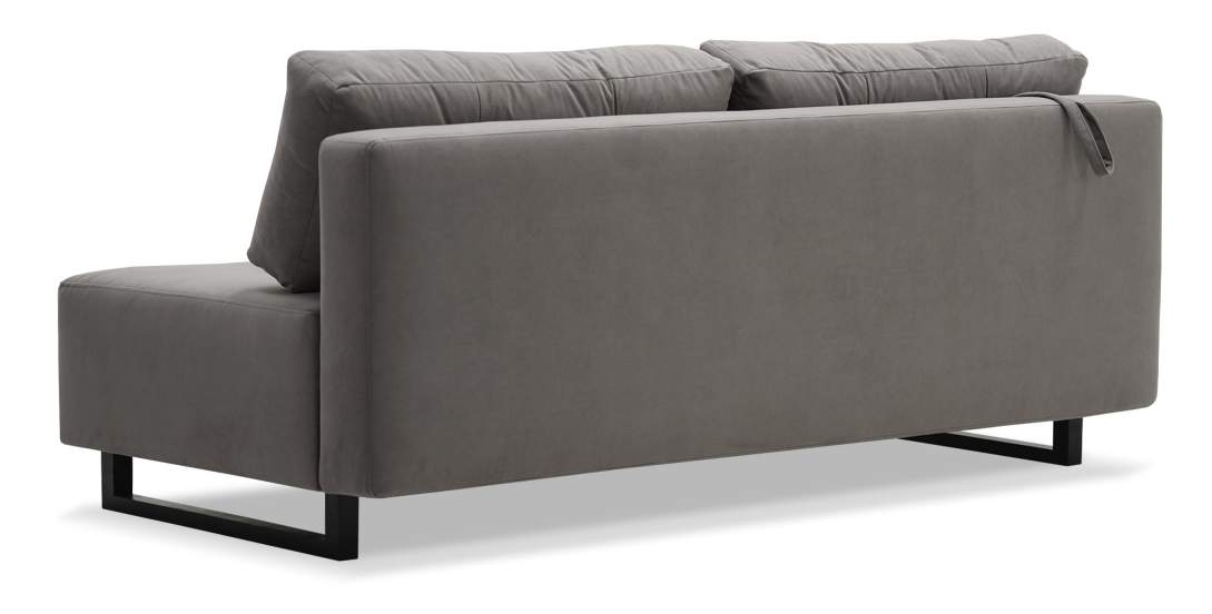 Прямой диван Морма Тауп велюр