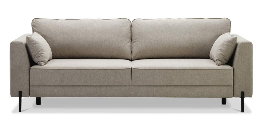 Прямой диван Энгри Бежевый шенилл Уцененный