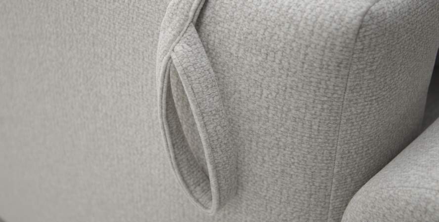 Угловой диван правый Кьянти светло-зеленый букле