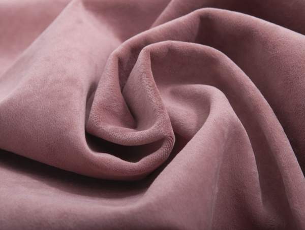 Прямой диван Вестон пудрово-розовый велюр Уцененный