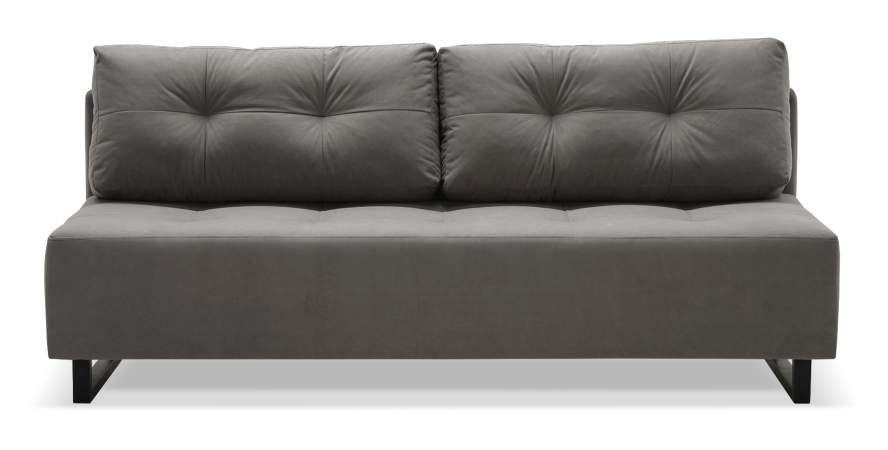 Прямой диван Морма оранжевый велюр Уцененный