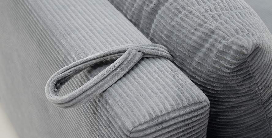 Прямой диван Тайлин Графитовый велюр Уцененный