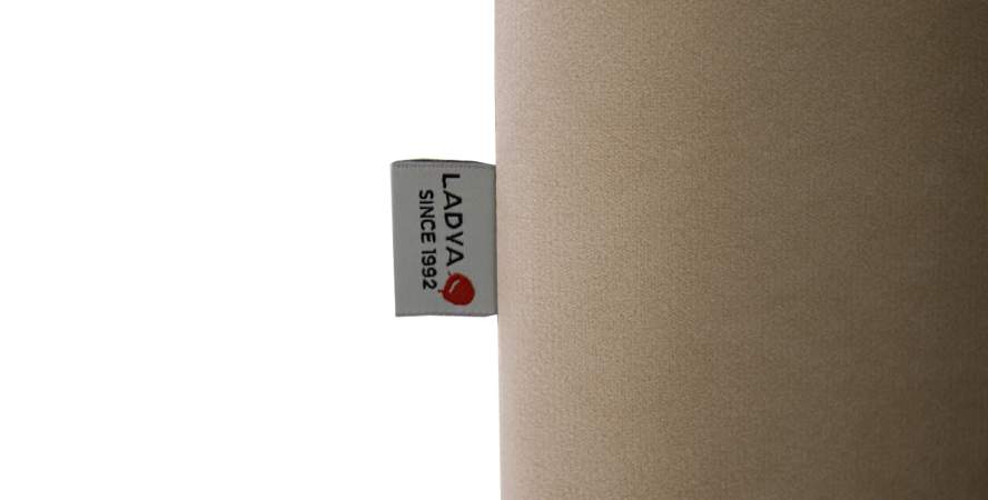 Угловая кушетка правая Элфи бежевый велюр