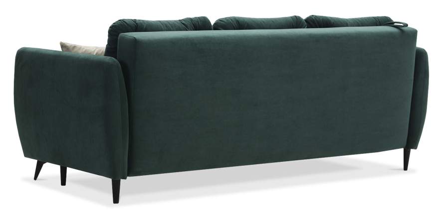 Прямой диван Тиволи Изумрудный велюр Уцененный