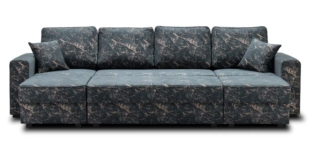 Диван трансформер Астон MAX Антрацитовый шенилл