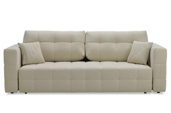 Прямой диван Энзо бежевый велюр