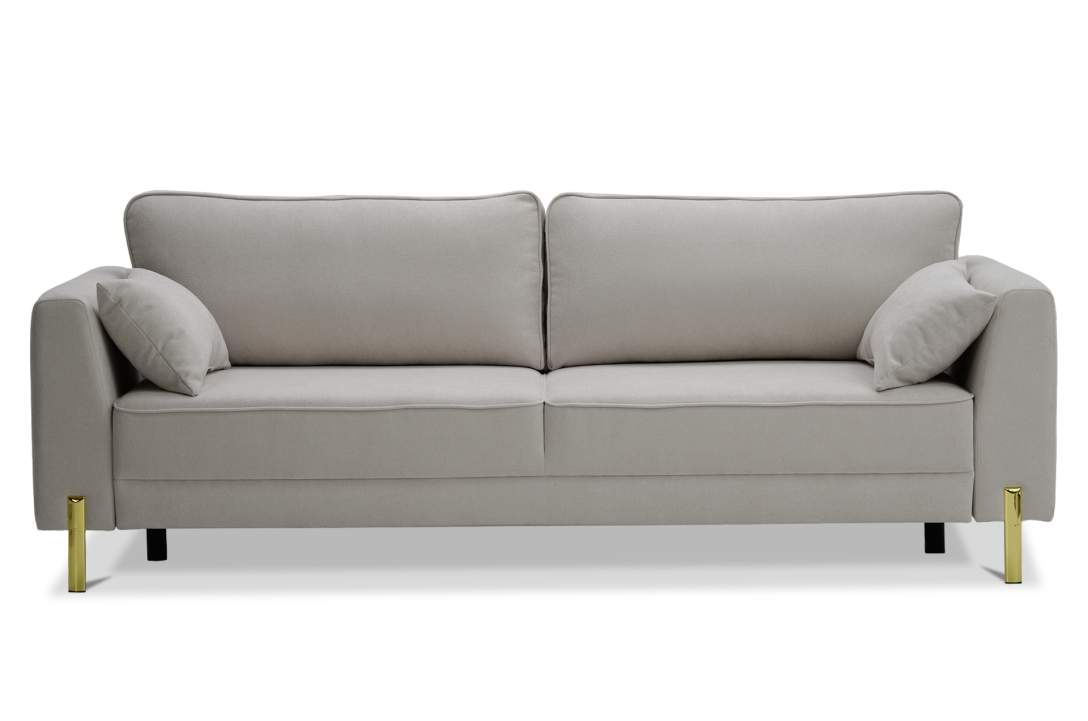 Прямой диван Энгри бежевый букле