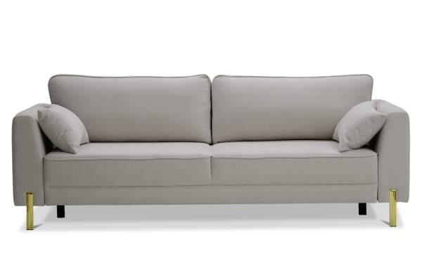 Прямой диван Энгри бежевый букле