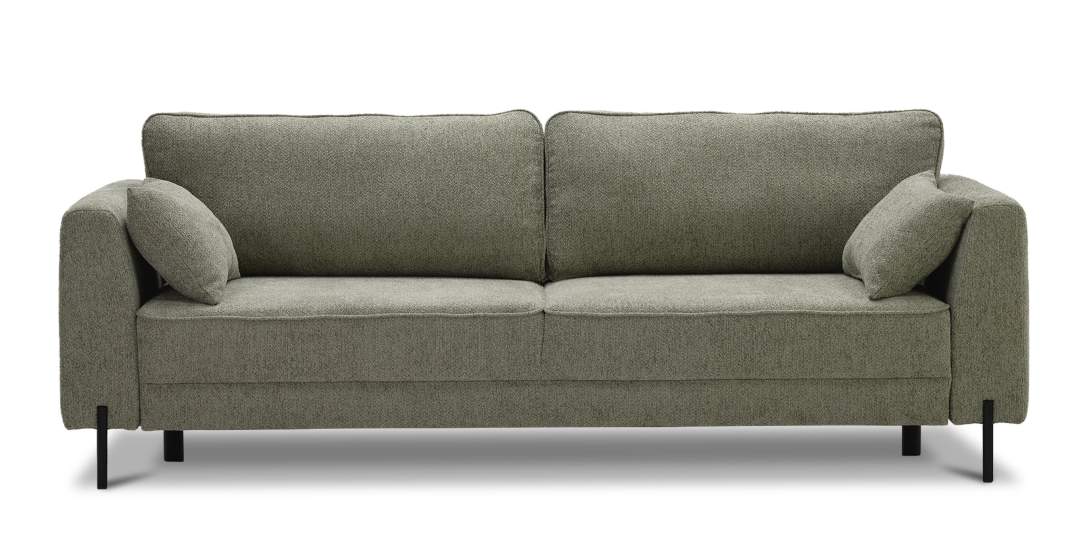 Прямой диван Энгри Зеленый шенилл