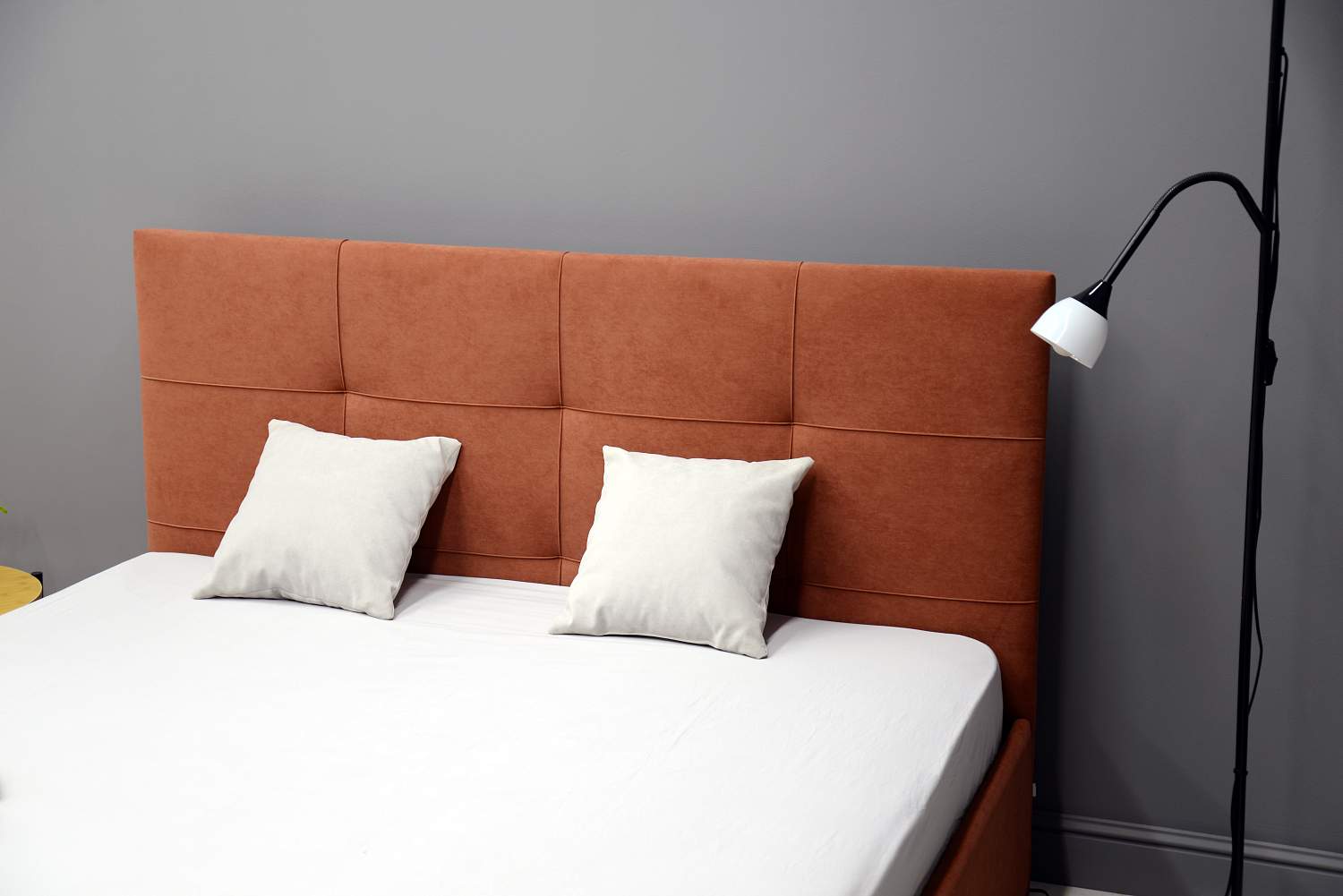 Двуспальная кровать Келли 160 терракотовый велюр