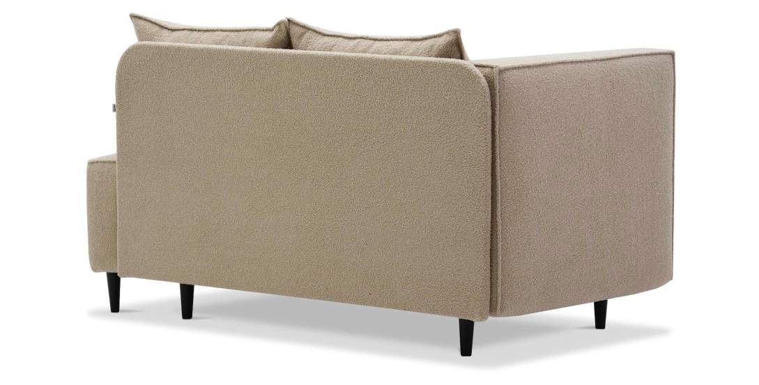 Угловая кушетка левая Элфи Шампань букле 