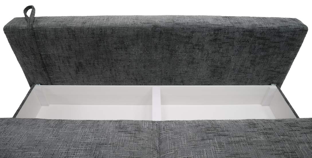Прямой диван Кьяра графитовый шенилл 