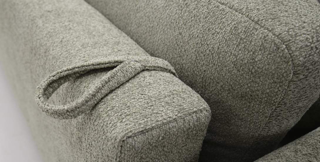 Прямой диван Энгри Зеленый шенилл