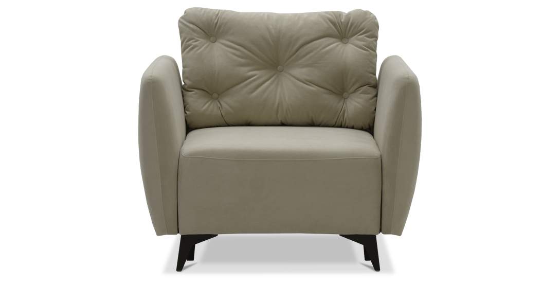 Раскладное кресло Тиволи айвори велюр 