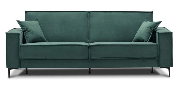 Прямой диван Авиньон Изумрудный велюр Уцененный