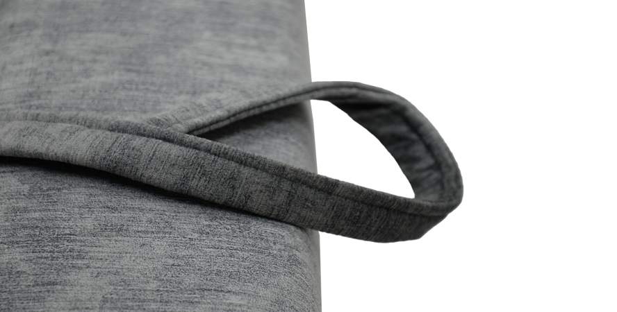 Угловой диван Фабио Max темно-серый велюр