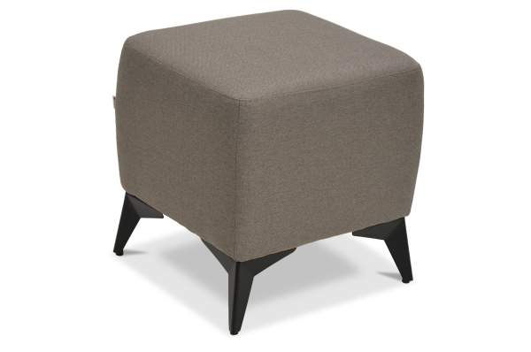 Пуф Тиволи коричневая рогожка