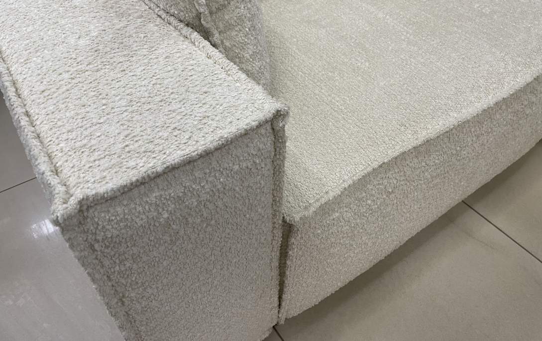 Модульный диван Тейлор белый шенилл