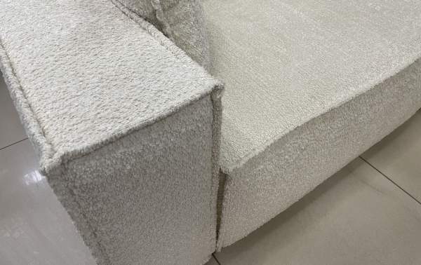 Модульный диван Тейлор белый шенилл