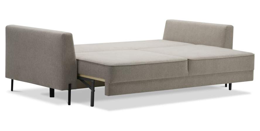 Прямой диван Энгри Бежевый шенилл Уцененный