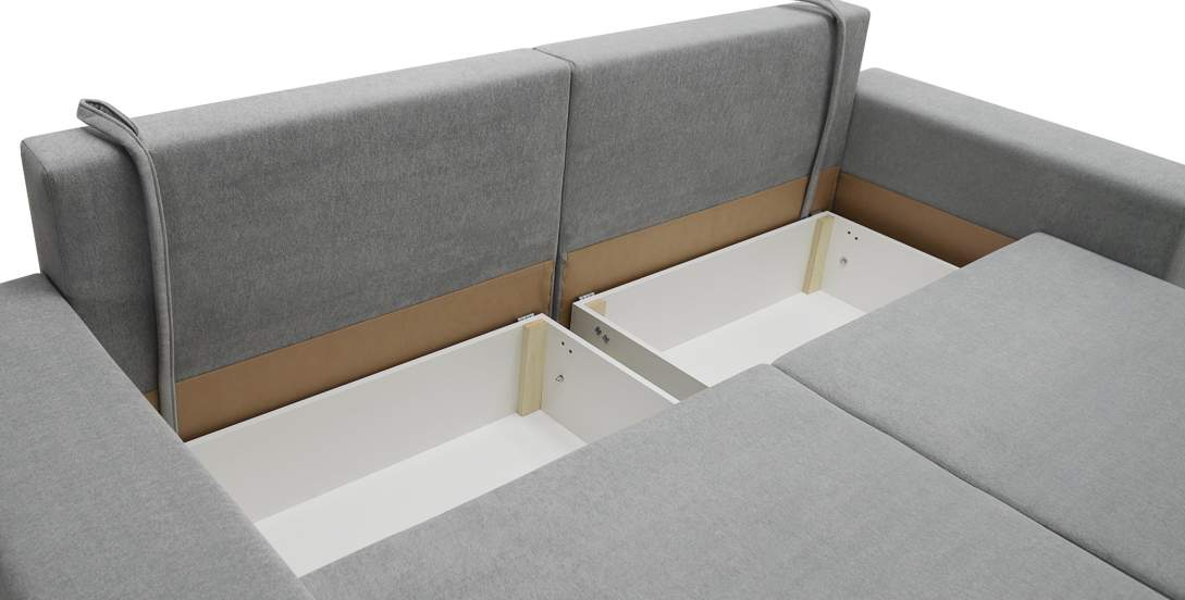 Прямой диван Рица Дымчатый серый велюр 