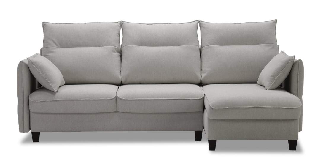 Угловой диван Палермо Пепельный велюр