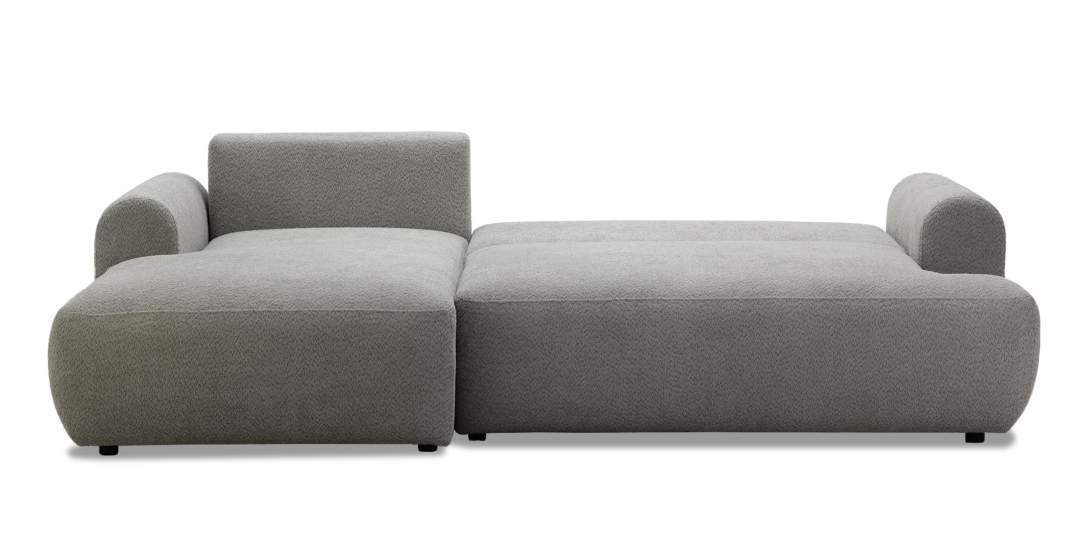 Угловой диван левый Кьянти Серо-коричневый шенилл