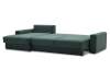 Угловой диван левый Вегас изумрудный велюр