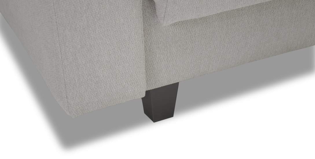 Прямой диван Энтон Пепельный велюр