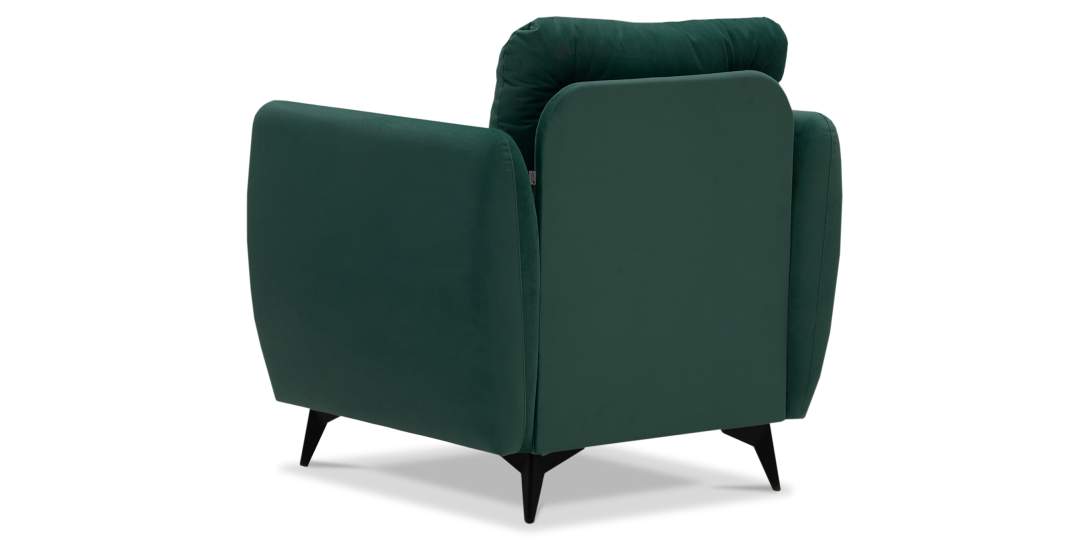 Нераскладное кресло Тиволи изумрудный велюр 
